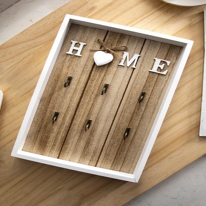 Boho Wall Mounted Key Organizer for Home Decor