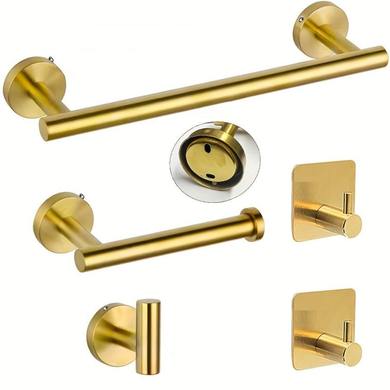 5pcs Bathroom Hardware Set Stainless Steel