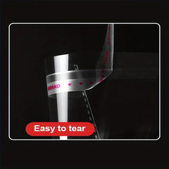 50pcs Clear Sealing Plastic Bags OPP Self Adhesive Clothing Packaging