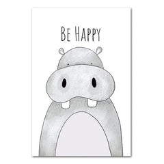 Baby Animal Poster Set for Kid's Room Decor and Canvas Prints