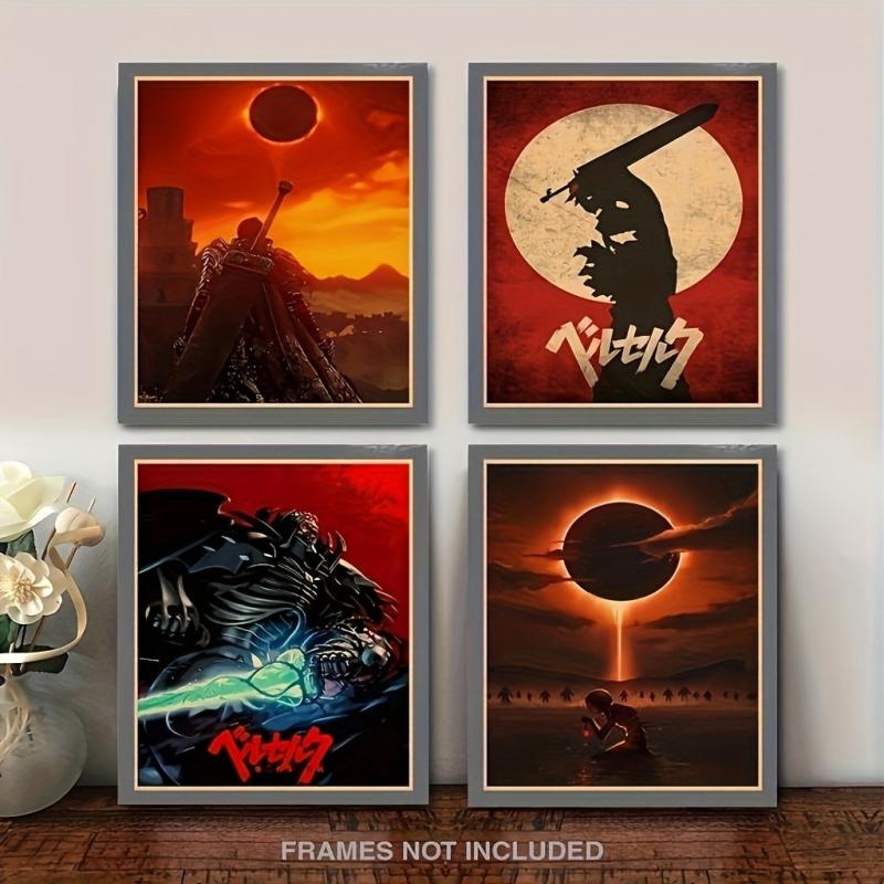 Anime Poster Wall Art Canvas Painting 11.5x16.5 No Frame
