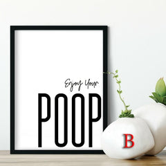 10pcs Bathroom Funny Quotes Posters 12 x8