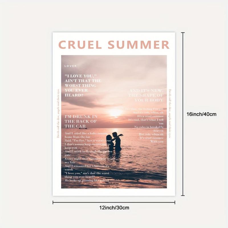Canvas Poster Set Music Album Print Aesthetics Posters