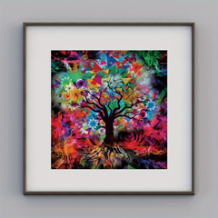 Love Butterfly Dream Catcher 5D Diamond Painting Kit 20x20cm