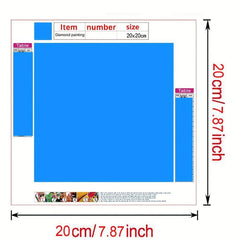 Love Butterfly Dream Catcher 5D Diamond Painting Kit 20x20cm