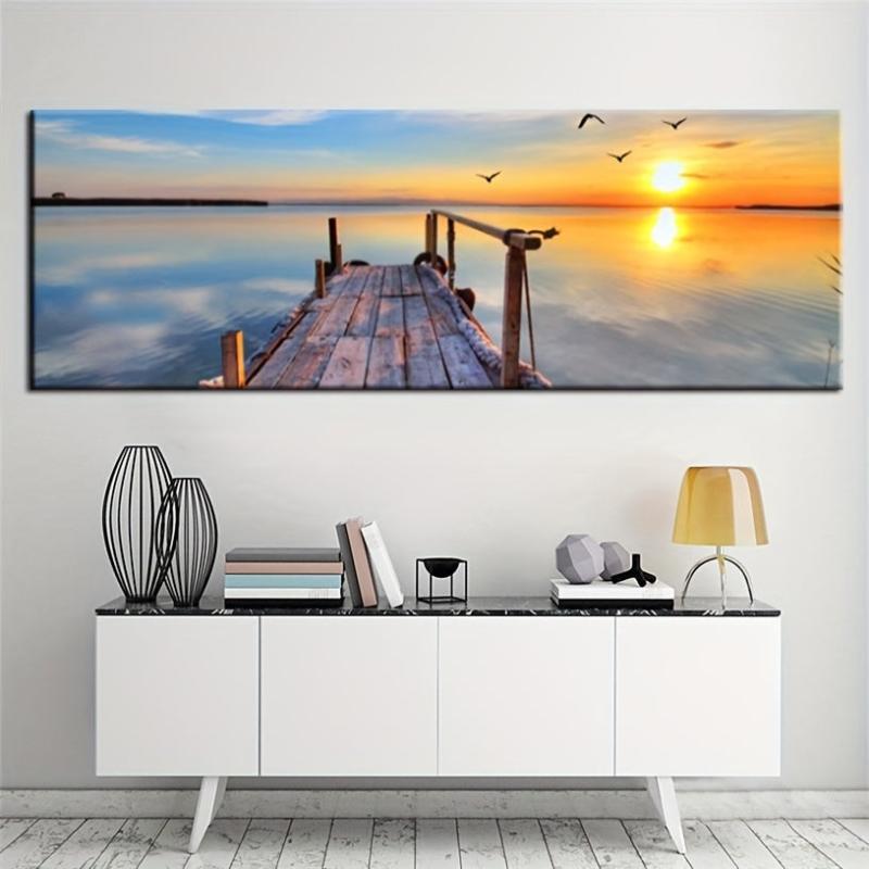 Sunset Sea View Canvas Art Print for Home Decor