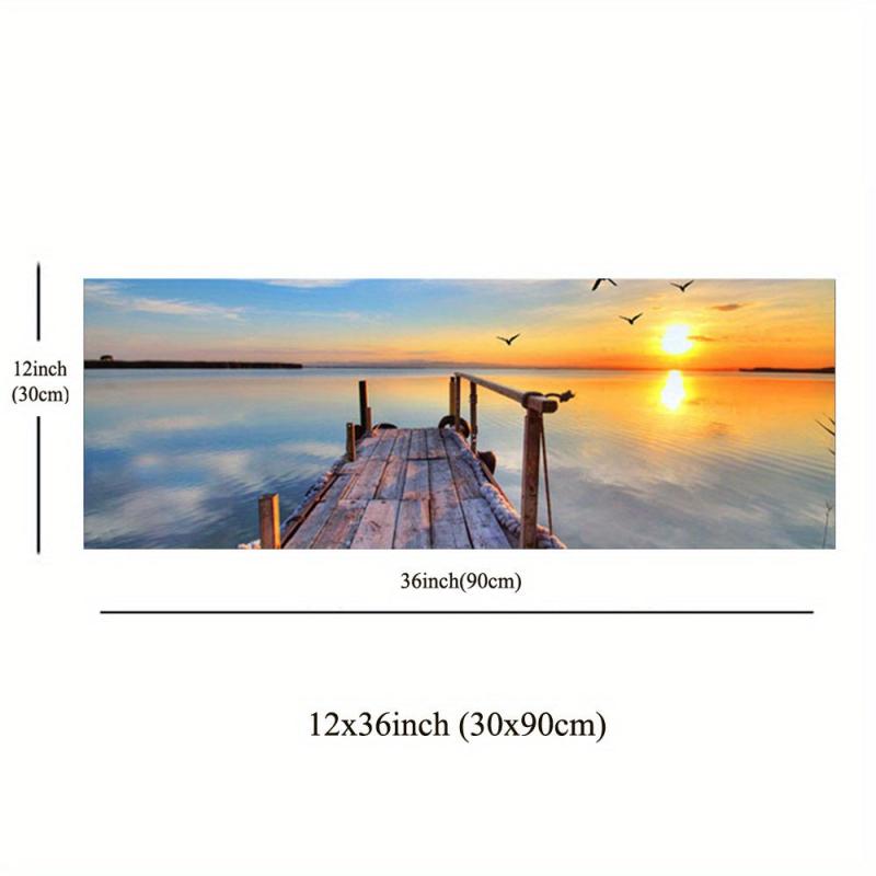 Sunset Sea View Canvas Art Print for Home Decor
