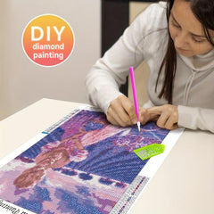 5D DIY Diamond Painting Kits Flower Girl Full Drill Embroidery Cross Stitch