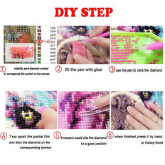Seashell Rhinestone Painting Kit - Create Stunning Diamond Art