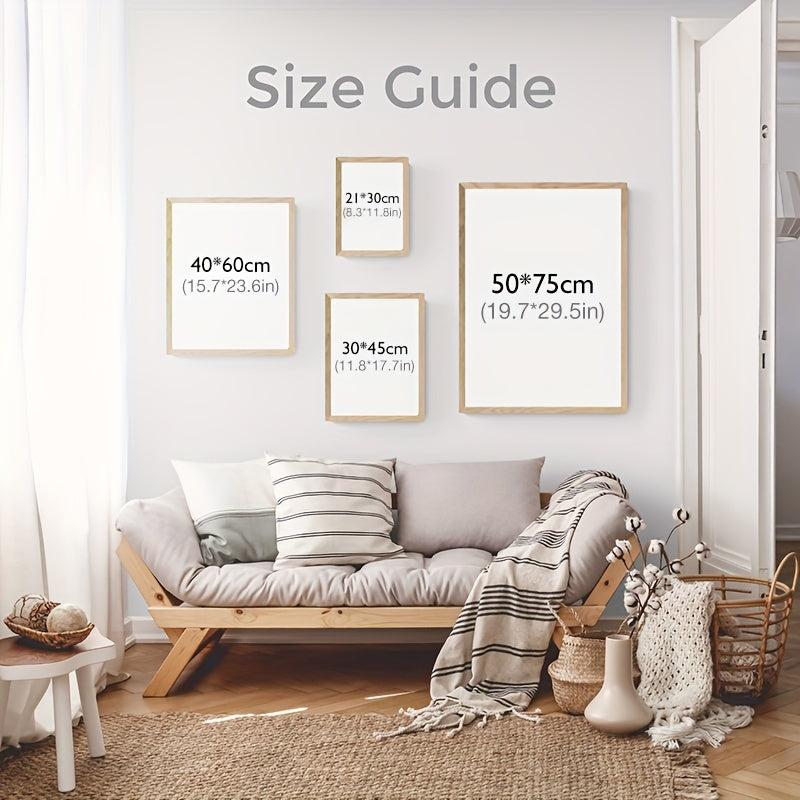 HD Giraffe & Rhinoceros Canvas Prints for Living Room