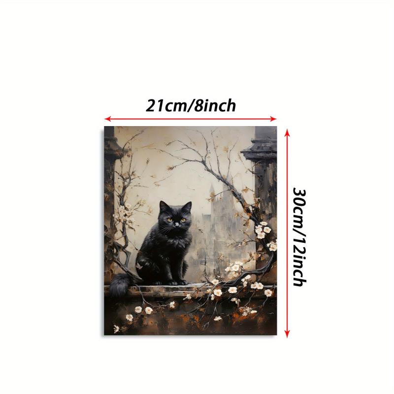 Halloween Canvas Poster Modern Art Ghost Castle Print