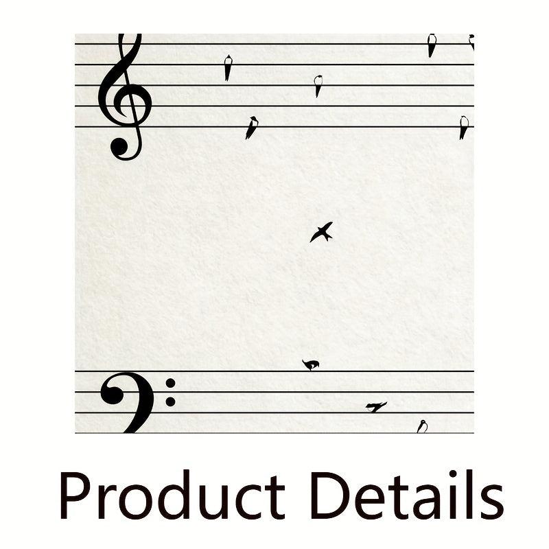 Music With Birds Vintage Poster Canvas Painting Art