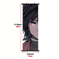 Japanese Anime Character Eyes Poster Canvas Wall Art