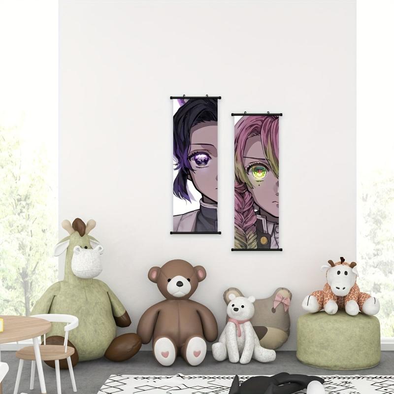 Japanese Anime Character Eyes Poster Canvas Wall Art