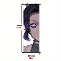 Japanese Anime Character Eyes Poster Canvas Wall Art