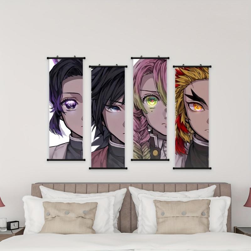 Japanese Anime Character Eyes Poster Canvas Wall Art