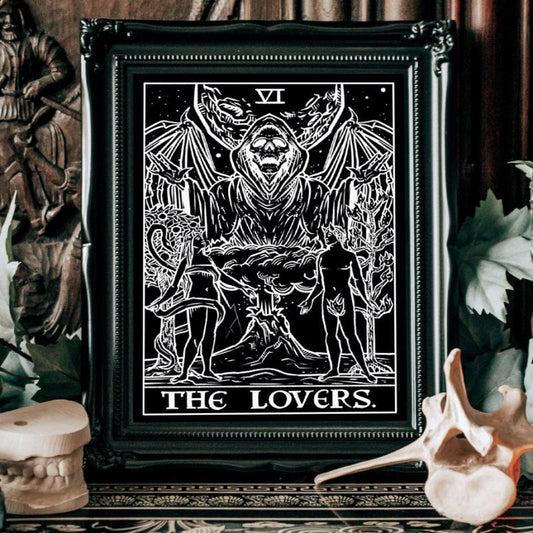 Modern Tarot Art Canvas Print Poster Large Size Background