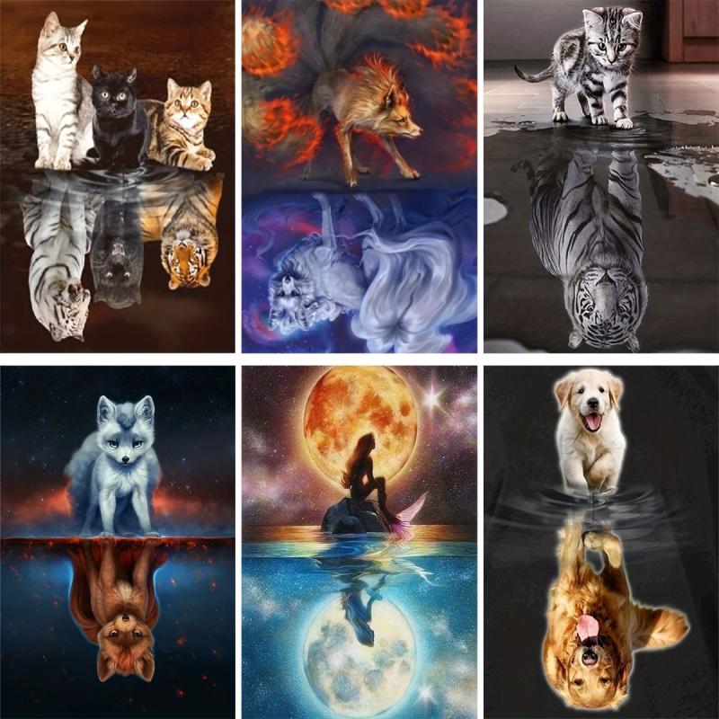 5D Animal Diamond Painting Kit for Adults Full Drill DIY Craft Home Decor