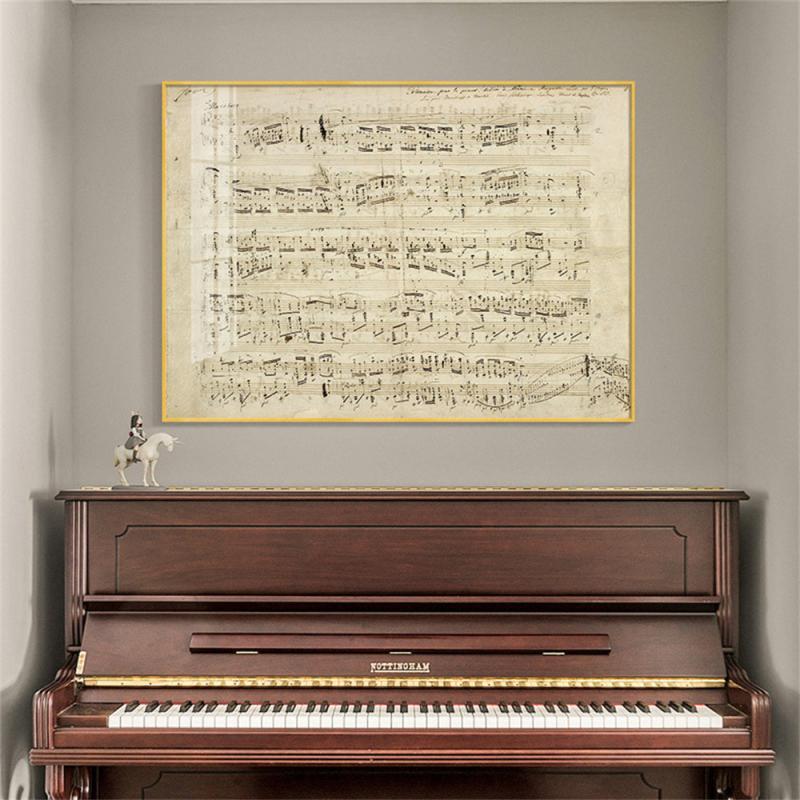Beethoven Canvas Art Poster for Music Room Decor