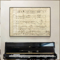 Beethoven Canvas Art Poster for Music Room Decor