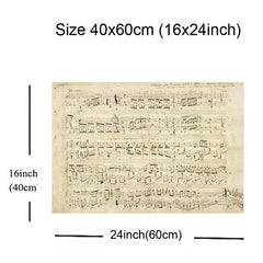 Beethoven Canvas Art Poster for Music Room Decor