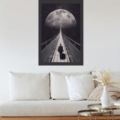 Canvas Poster Modern Art Space Travel Poster 20x30 Cm Room Decoration Painting