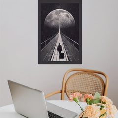 Canvas Poster Modern Art Space Travel Poster 20x30 Cm Room Decoration Painting