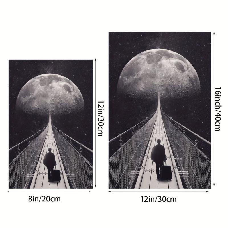 Canvas Poster Modern Art Space Travel Poster 20x30 Cm Room Decoration Painting