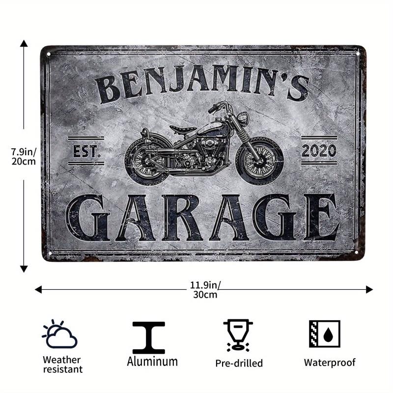 Metal Aluminum Sign Vintage Motorcycle Attitude Home Bar Cafe Farm Store Garage