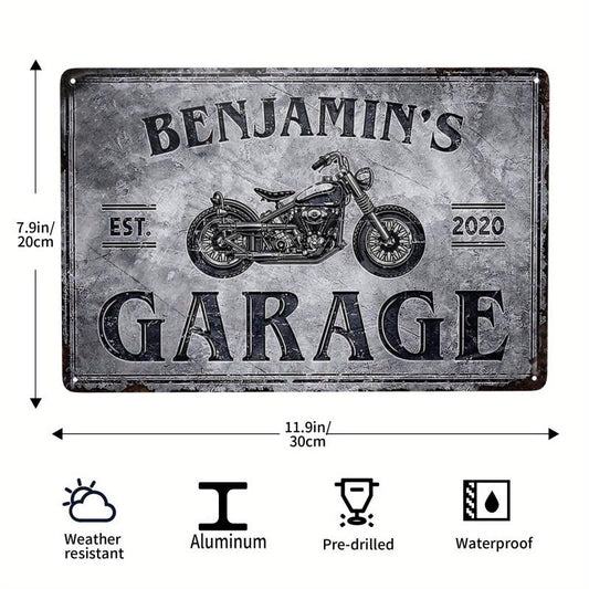 Metal Aluminum Sign Vintage Motorcycle Attitude Home Bar Cafe Farm Store Garage