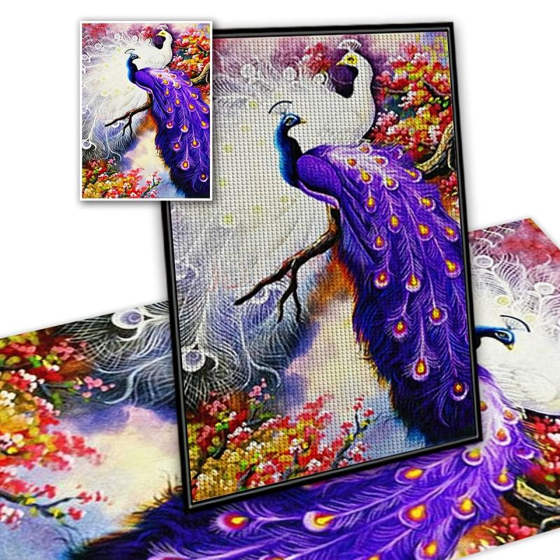 Bird Diamond Painting Kit for Adults - DIY Embroidery Craft with Round Diamonds