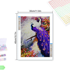 Bird Diamond Painting Kit for Adults - DIY Embroidery Craft with Round Diamonds