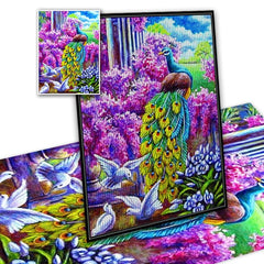 Bird Diamond Painting Kit for Adults - DIY Embroidery Craft with Round Diamonds
