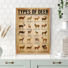 Reindeer Knowledge Canvas Poster - Home Decor
