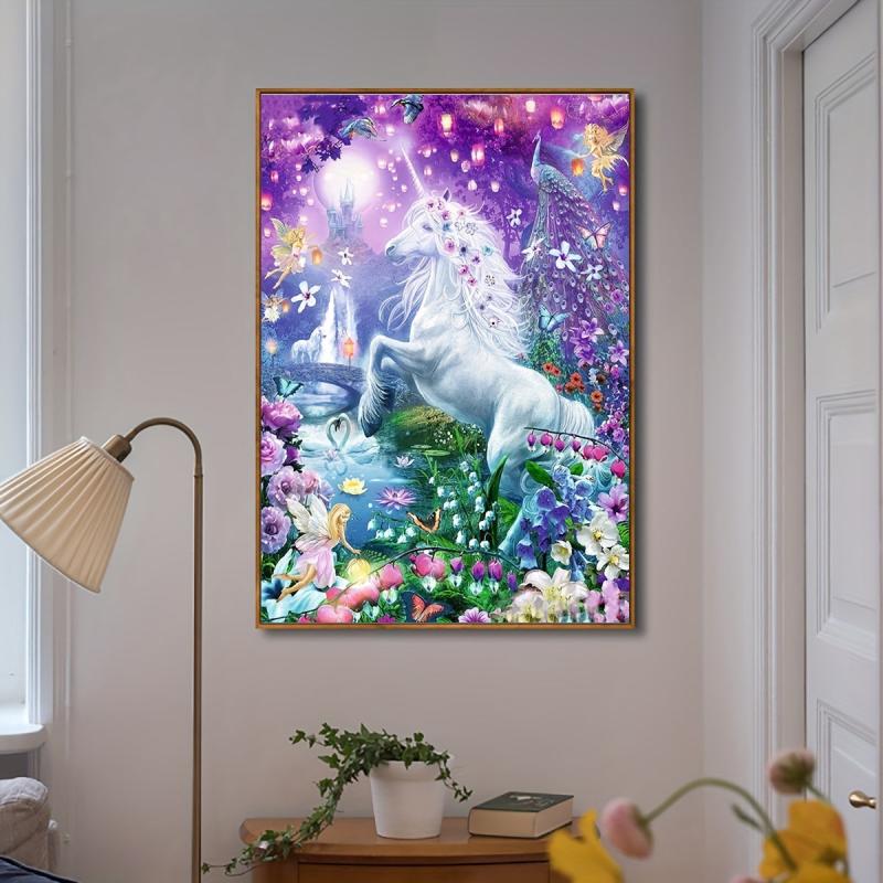 Unicorn Diamond Painting Kit for Adults - DIY 5D Diamond Art Kit