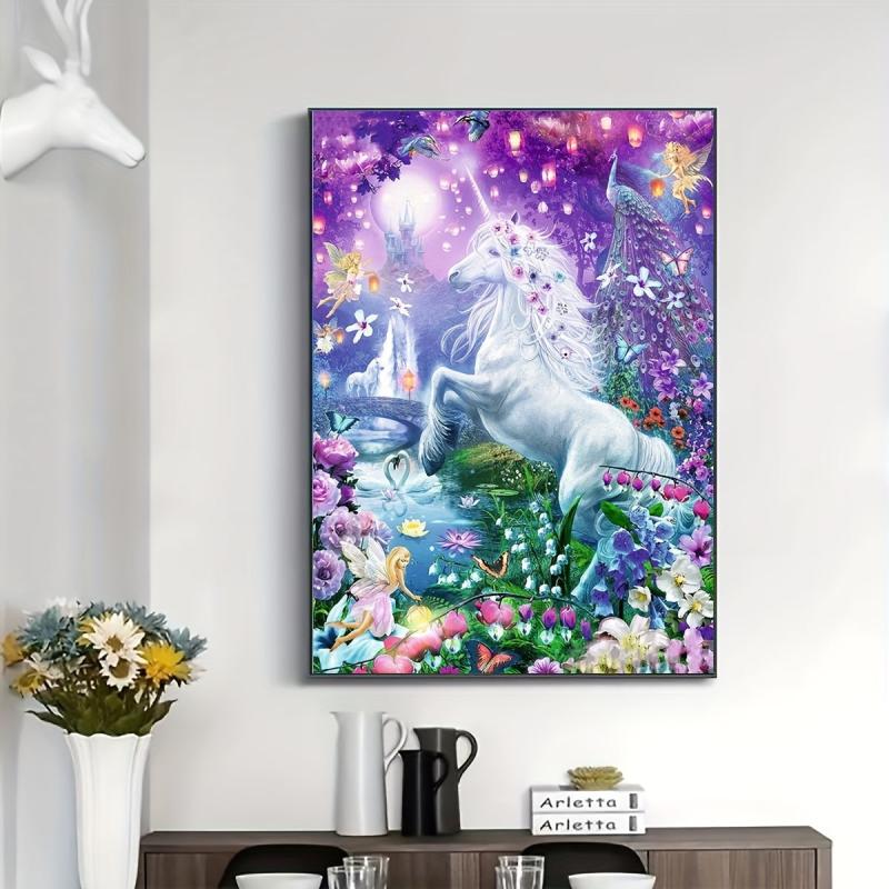 Unicorn Diamond Painting Kit for Adults - DIY 5D Diamond Art Kit