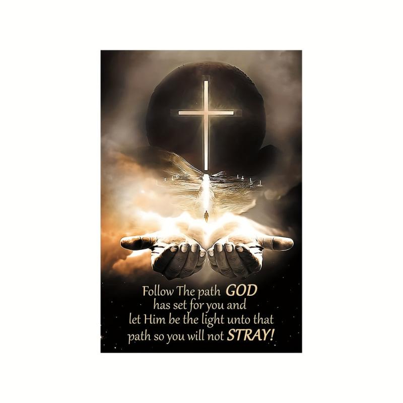 God's Path Canvas Print with Scripture for Bedroom