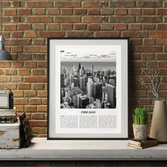 Canvas Poster Vintage Art Chicago City Print Chicago Wall Art Poster