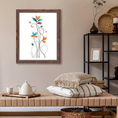 Canvas Poster Modern Flower Art Decorative Painting Fall Decor Room D