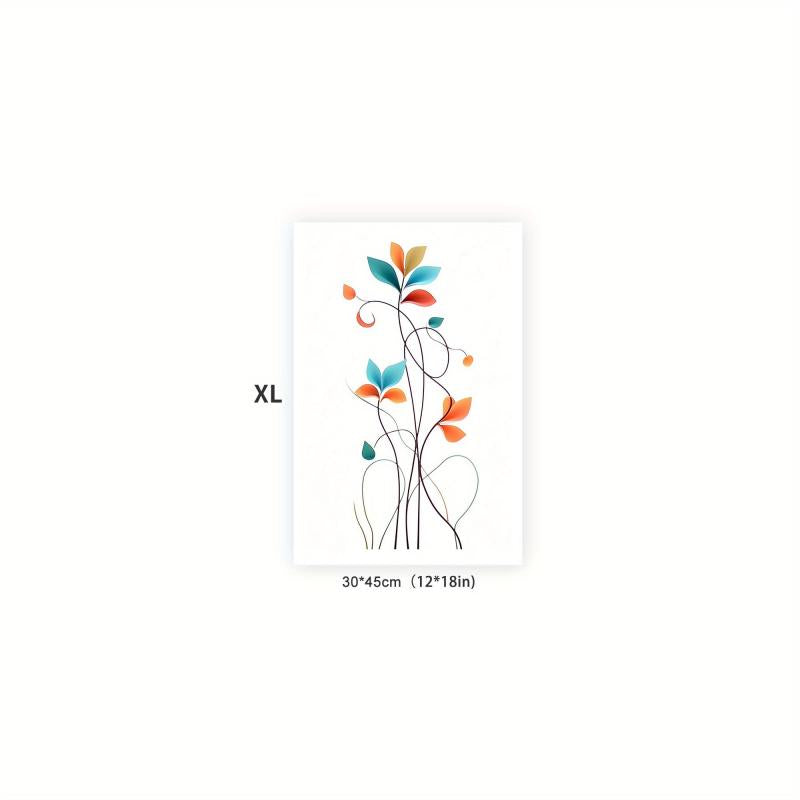 Canvas Poster Modern Flower Art Decorative Painting Fall Decor Room D