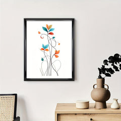 Canvas Poster Modern Flower Art Decorative Painting Fall Decor Room D