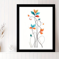 Canvas Poster Modern Flower Art Decorative Painting Fall Decor Room D