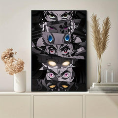 Abstract Anime Eyes Canvas Painting Home Decor 19.7in