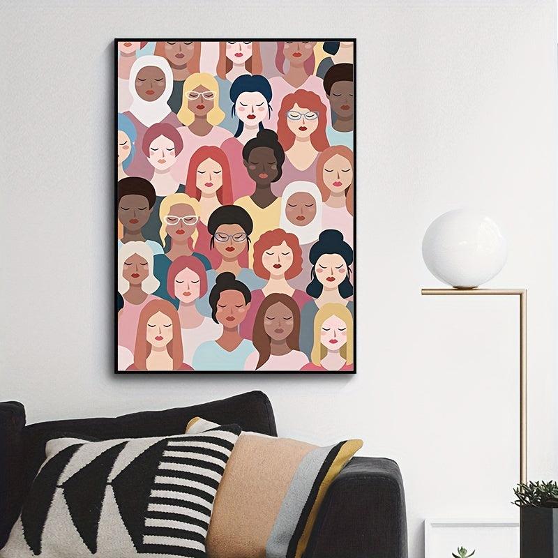 Women's Power Feminist Poster Canvas for Home Decor
