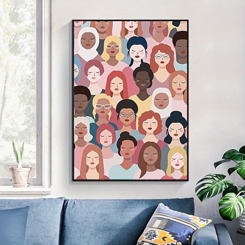 Women's Power Feminist Poster Canvas for Home Decor