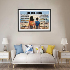 Meaningful Inspiration: Words To My Son Canvas Painting