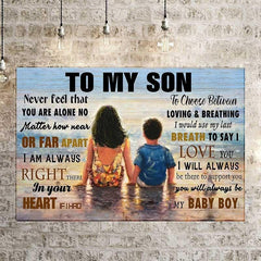 Meaningful Inspiration: Words To My Son Canvas Painting