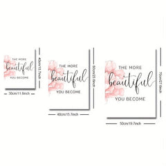 2pcs Floral Art Poster with Happier Quote Canvas Print