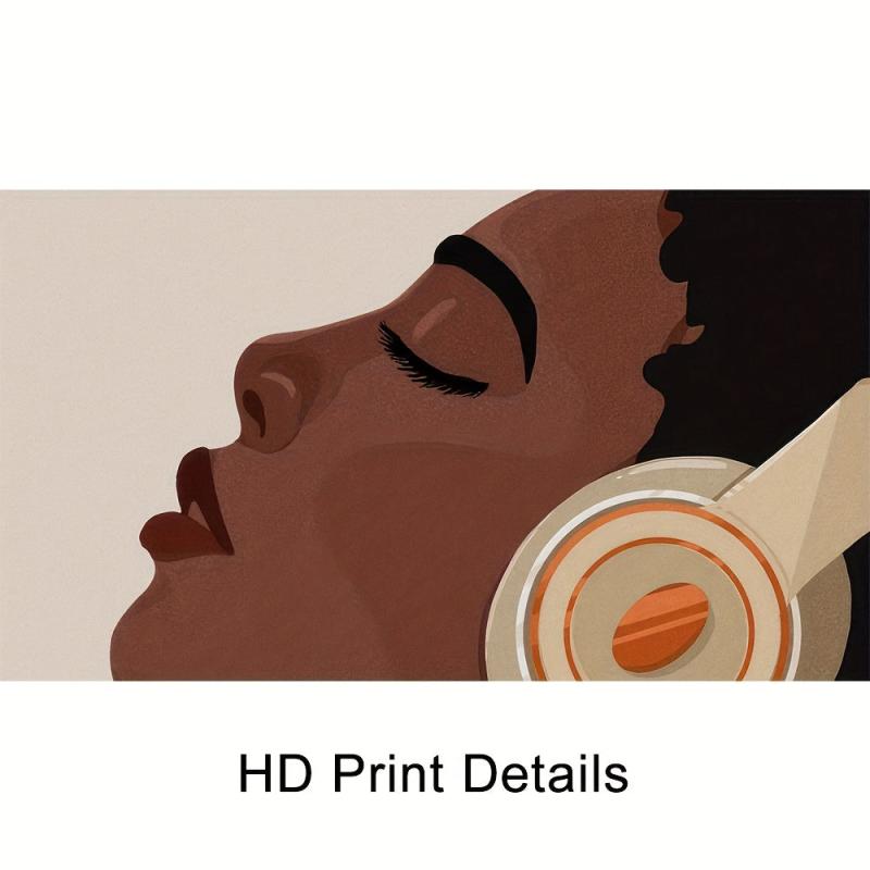 Set Of 6 African Women Wall Art Girl Art Prints African American Wall Art