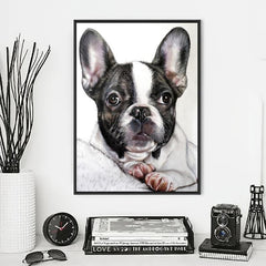 DIY Diamond Painting Dog Full Drill Rhinestone Craft Wall Art Home Decor